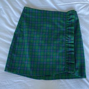 Topshop Plaid Skirt